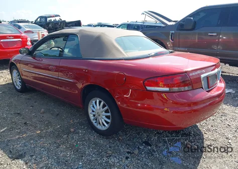 2002 Chrysler Sebring Lxi из США, поврежденный, VIN 1C3EL55R62N186770